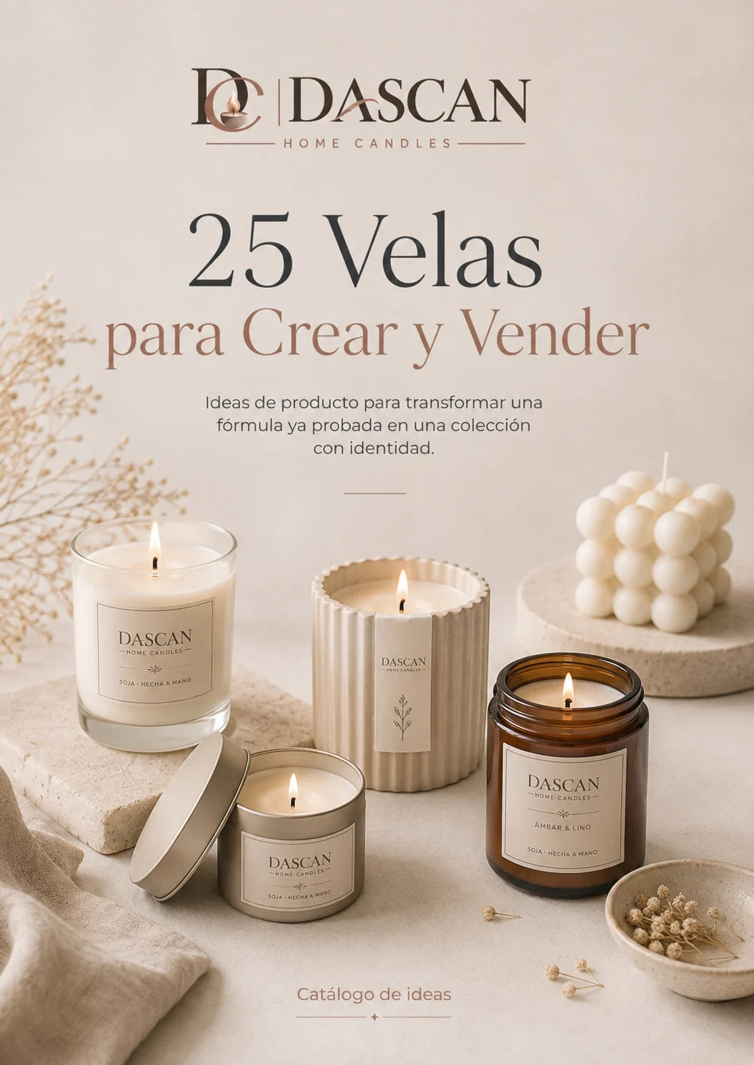 Portada de 25 Velas para Crear y Vender